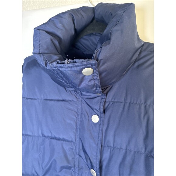 Women's Navy Puffer Vest - Picture 3 of 15